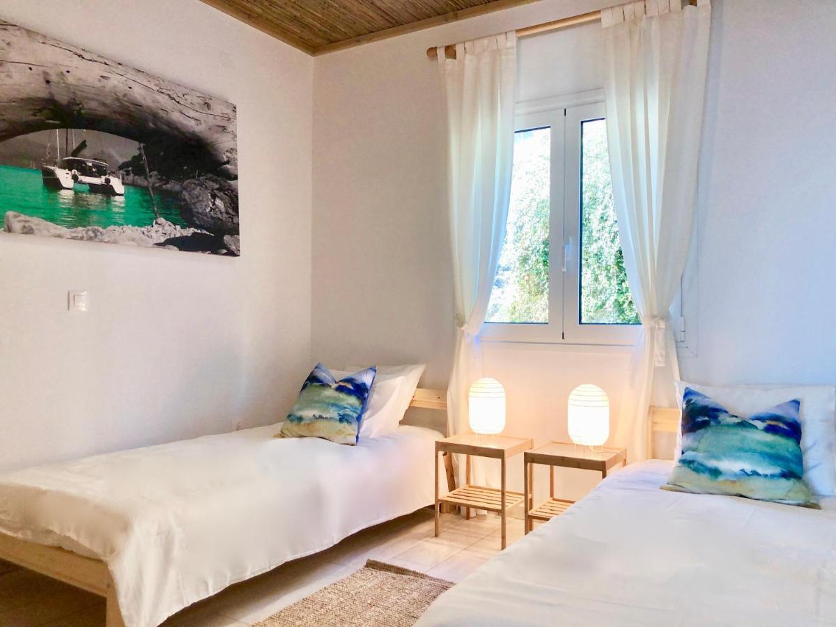 House Tanna Of Villa Intaba Spectacular Sea Views Corfiot Riviera Spartilas Corfu Island Greece Close To Ipsos Beach Spartylas 外观 照片